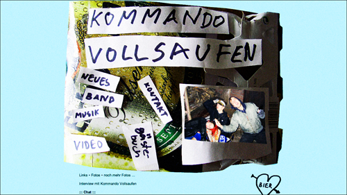 Kommando Vollsaufen - Homepage