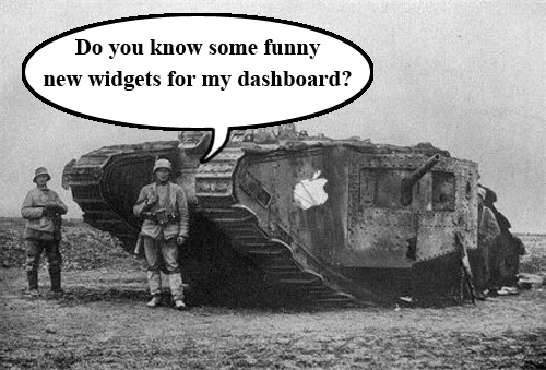 Panzer - Do you know some funny new widgets for my Dashbord?