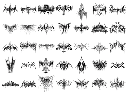 metal logos